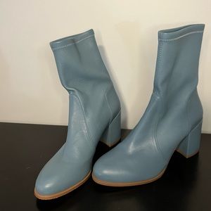 Stuart Weitzman size 9.5 light blue boots